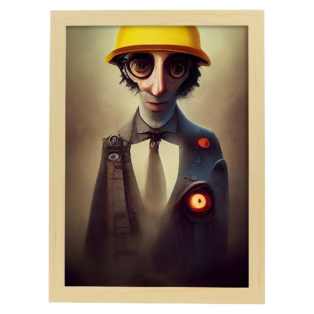 Nacnic Lámina Ingeniero Audaz Al Estilo T. Burton De Nacnic
