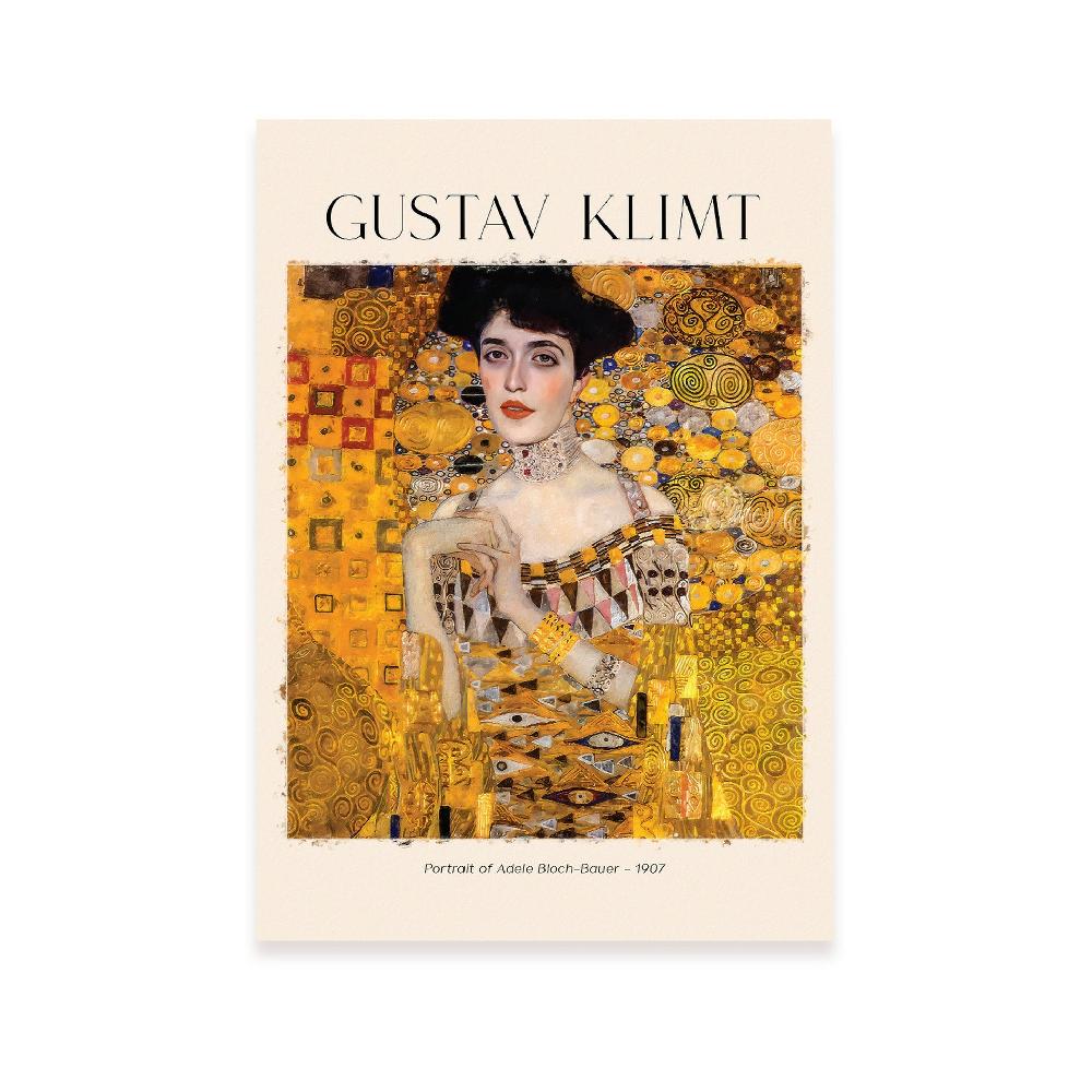 nacnic Lámina inspirada en Gustav Klimt del Retrato de Adele