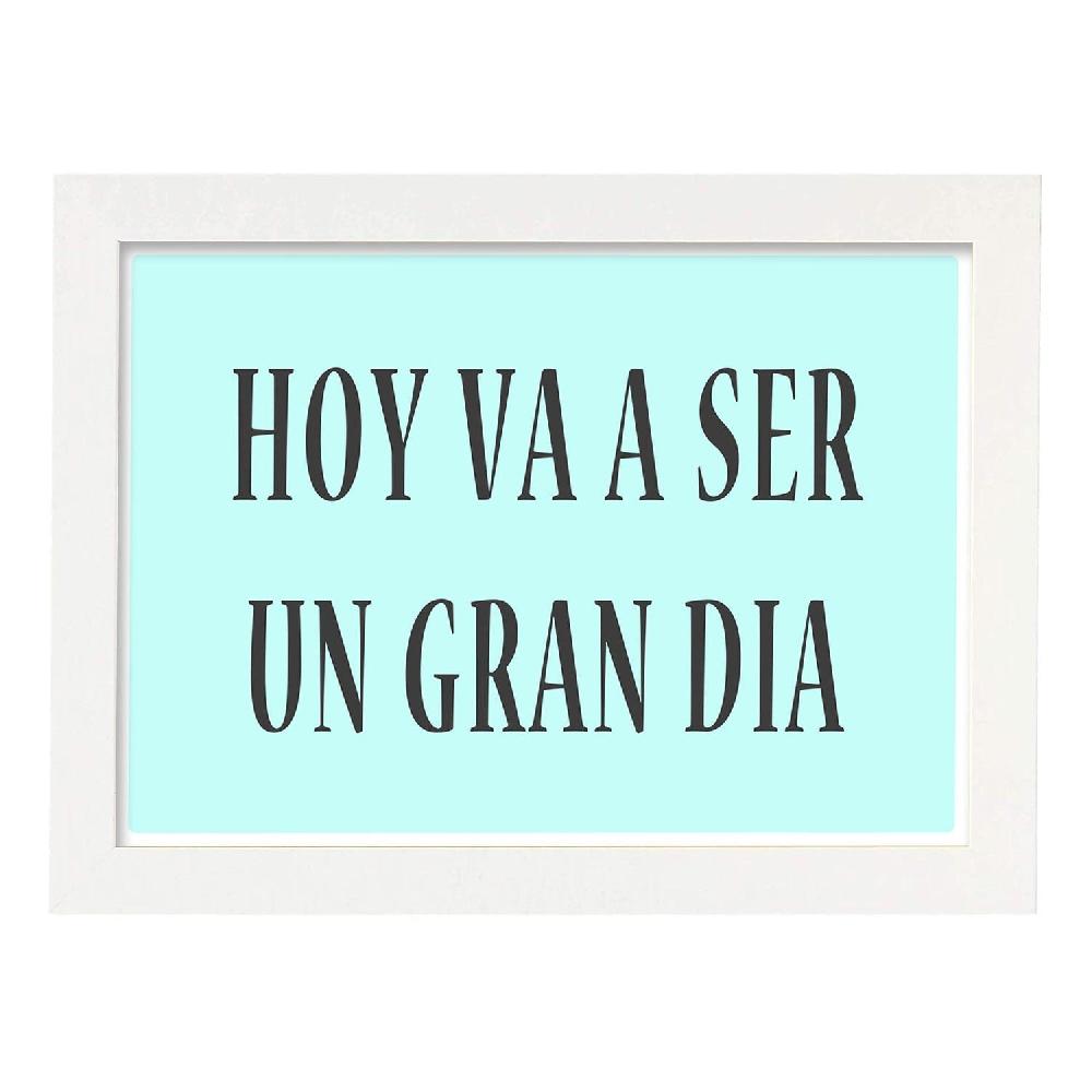 Nacnic Lámina Mensaje Feliz: Hoy Va A Ser Un Gran Día