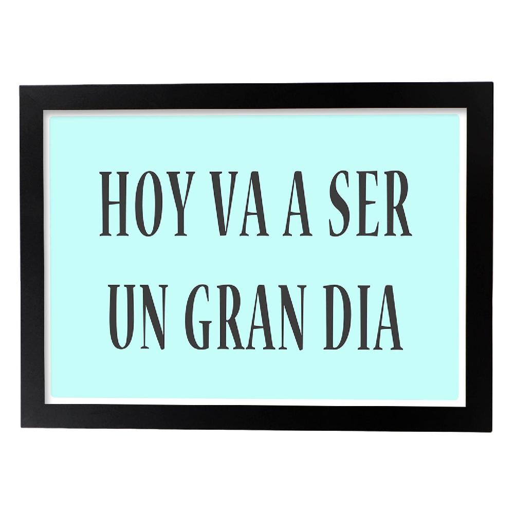 Nacnic Lámina Mensaje Feliz: Hoy Va A Ser Un Gran Día