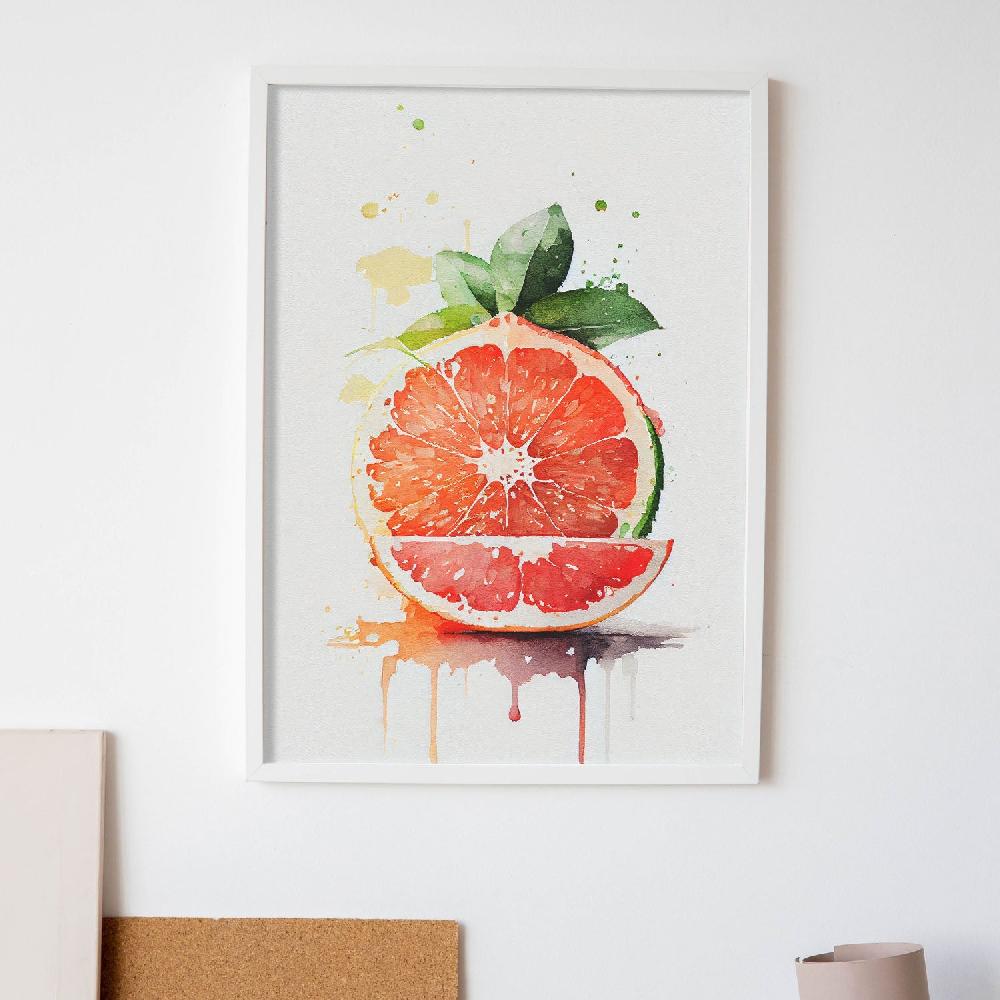 Nacnic Lámina Minimalista De Nacnic Con Diseño De Pomelo