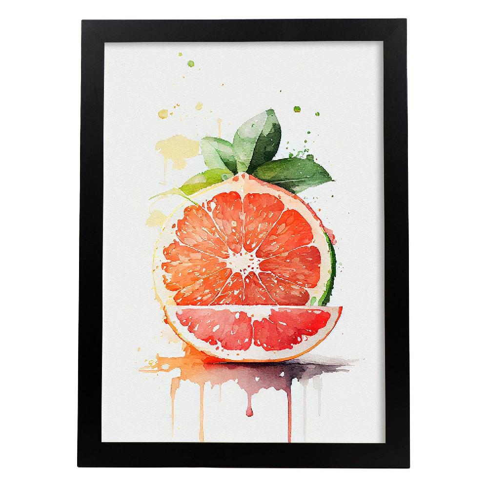 nacnic Lámina Minimalista de Nacnic con Diseño de Pomelo