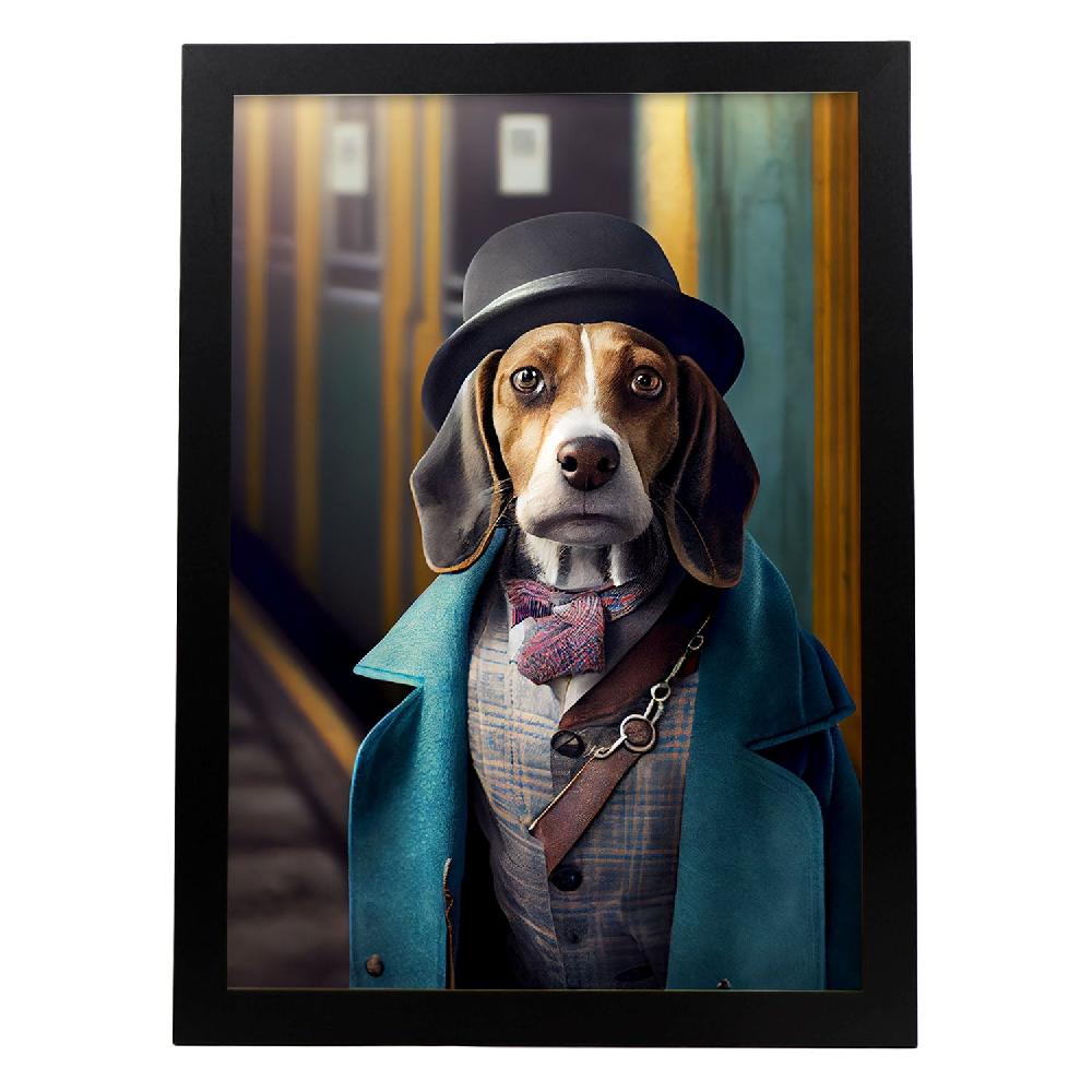 nacnic Lámina Nacnic de Beagle Práctico en Estilo Fotografía a Color