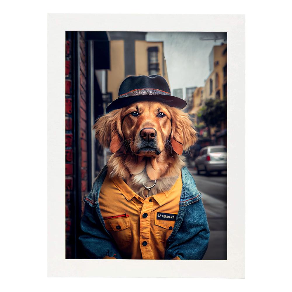 Nacnic Lámina Nacnic De Cocker Spaniel Responsable En Fotografía A Color
