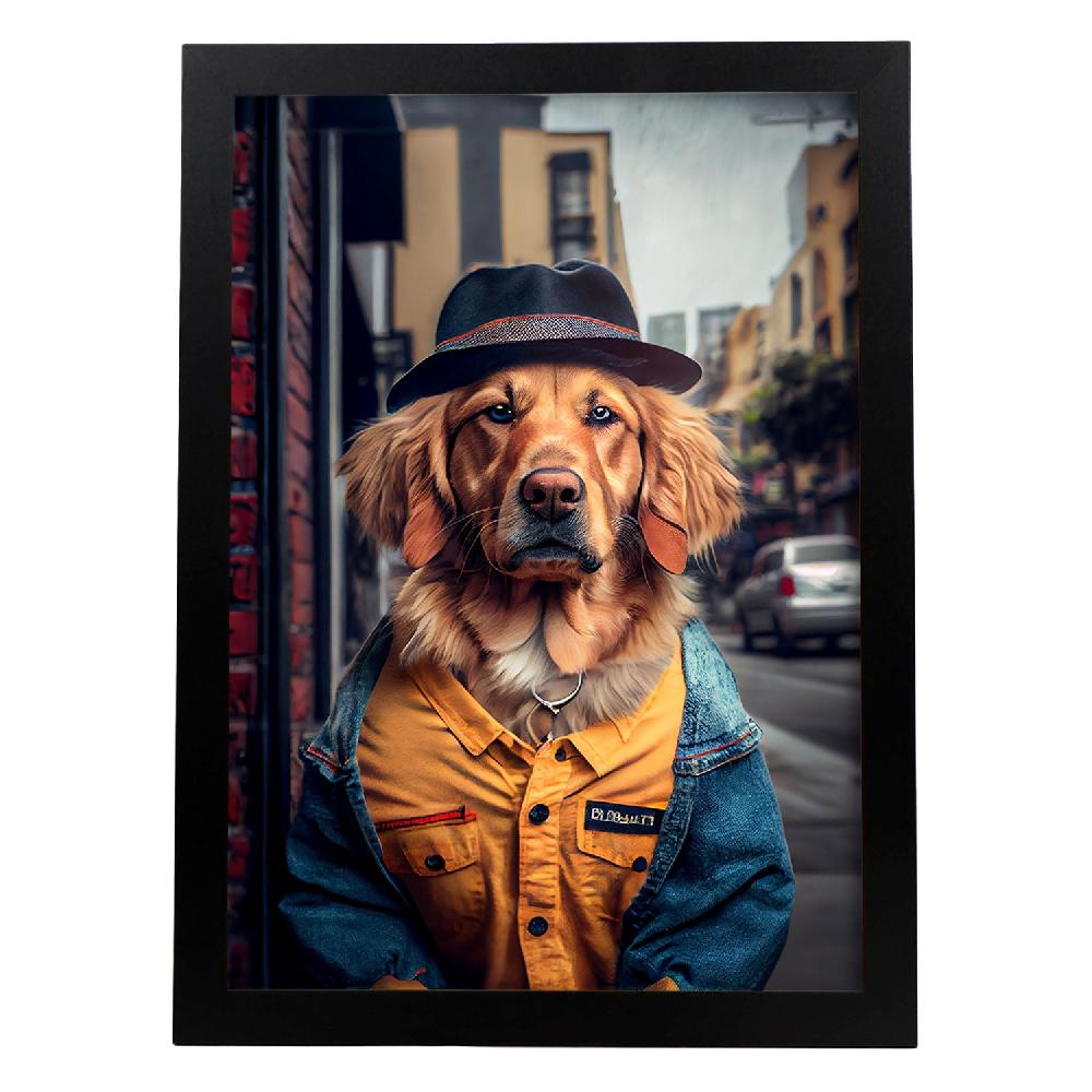 nacnic Lámina Nacnic de Cocker Spaniel Responsable en Fotografía a Color