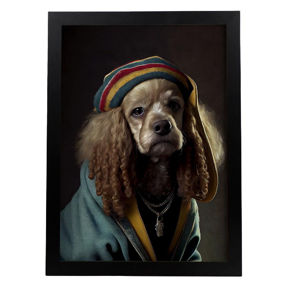 nacnic Lámina Nacnic de Cocker Spaniel Vestido en Estilo Humano