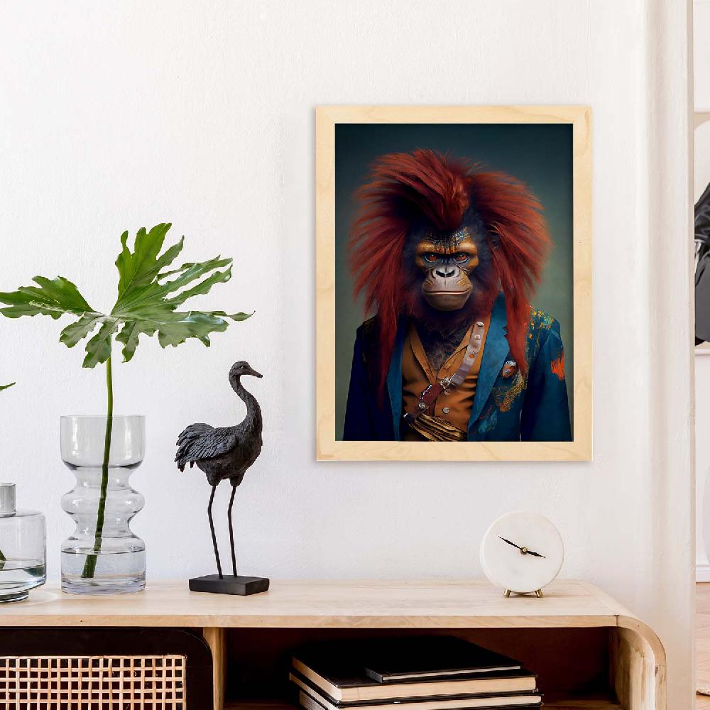 Nacnic Lámina Nacnic De Orangután Vestido Para Diseño De Interiores