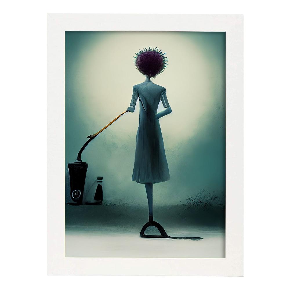 Nacnic Lámina Nacnic Estilo T. Burton De Profesiones Y Oficios En Arte Gótico Y Oscuro