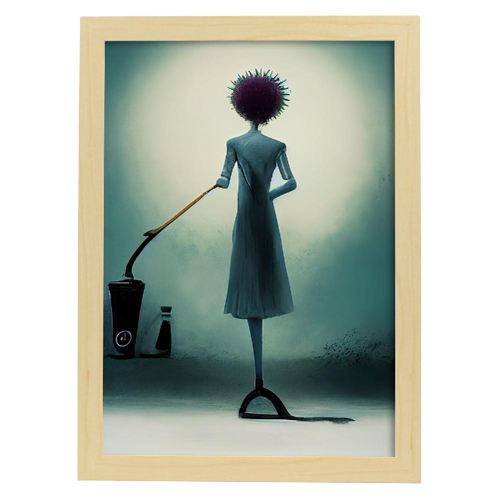 Nacnic Lámina Nacnic Estilo T. Burton De Profesiones Y Oficios En Arte Gótico Y Oscuro