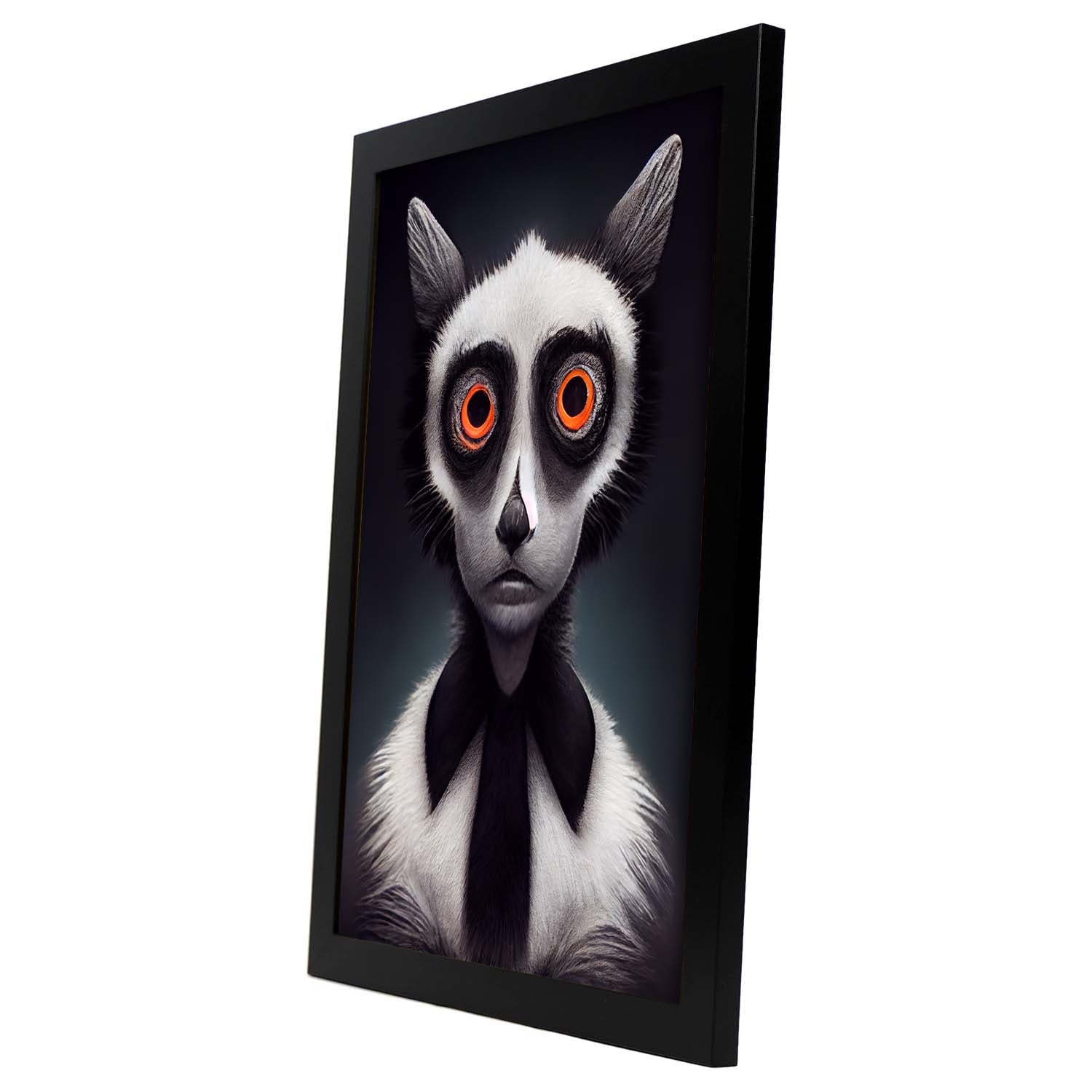 Nacnic Lámina Nacnic Lemur Valiente Estilo T. Burton