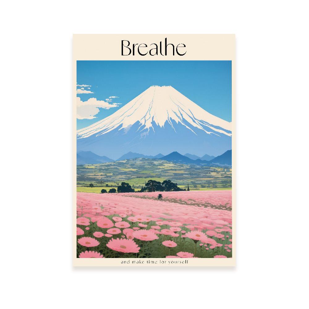 Nacnic Lamina Nacnic Magnífico Mt.Fuji En Japonés Ecléctico