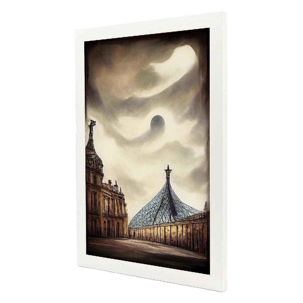 Nacnic Lámina Nacnic Museo Del Louvre Estilo T. Burton Arte Gótico Y Oscuro