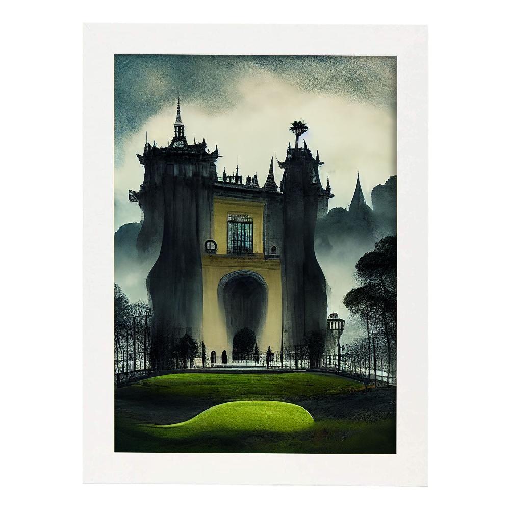 Nacnic Lámina Nacnic Palacio De La Pena Estilo T. Burton