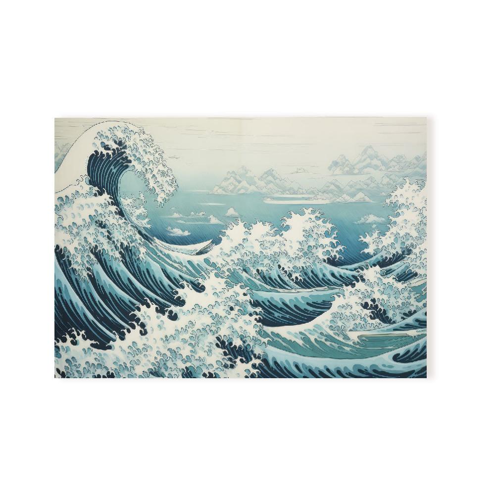 nacnic Lamina Nacnic Surf de Aplomo en Japonés Ecléctico