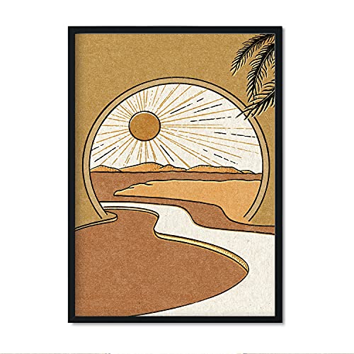 nacnic Lámina Neutral 9 con Ilustraciones Abstractas en Tonos Pastel