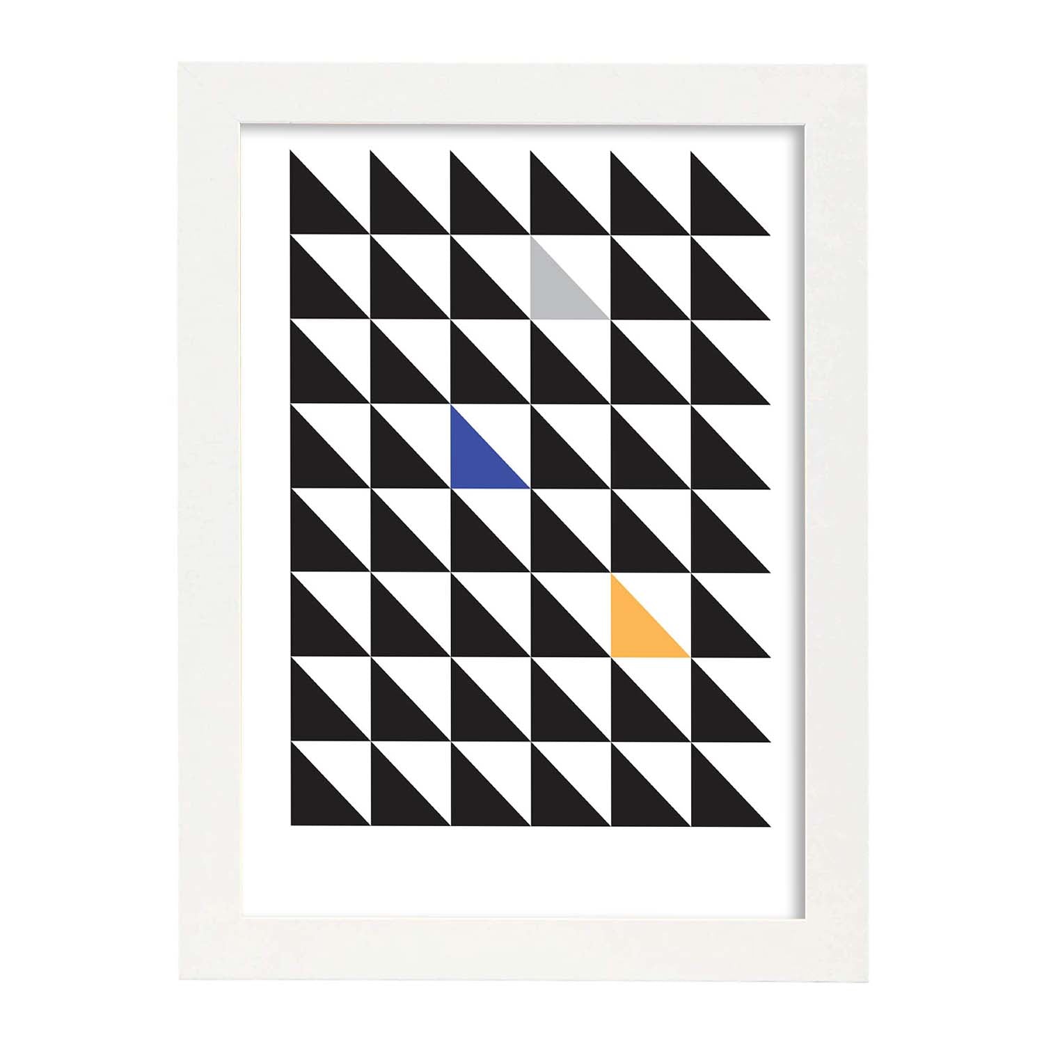 Nacnic Lámina Nórdica Amarillo Morado Con Dibujos De Líneas