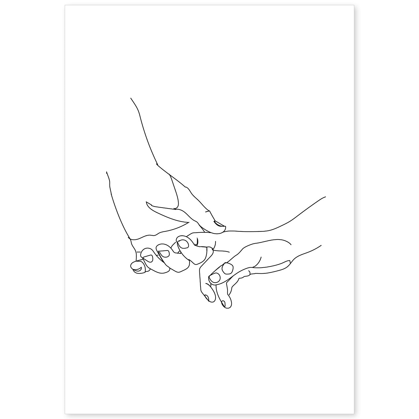 nacnic Lámina nórdica de dibujos y bocetos a una línea