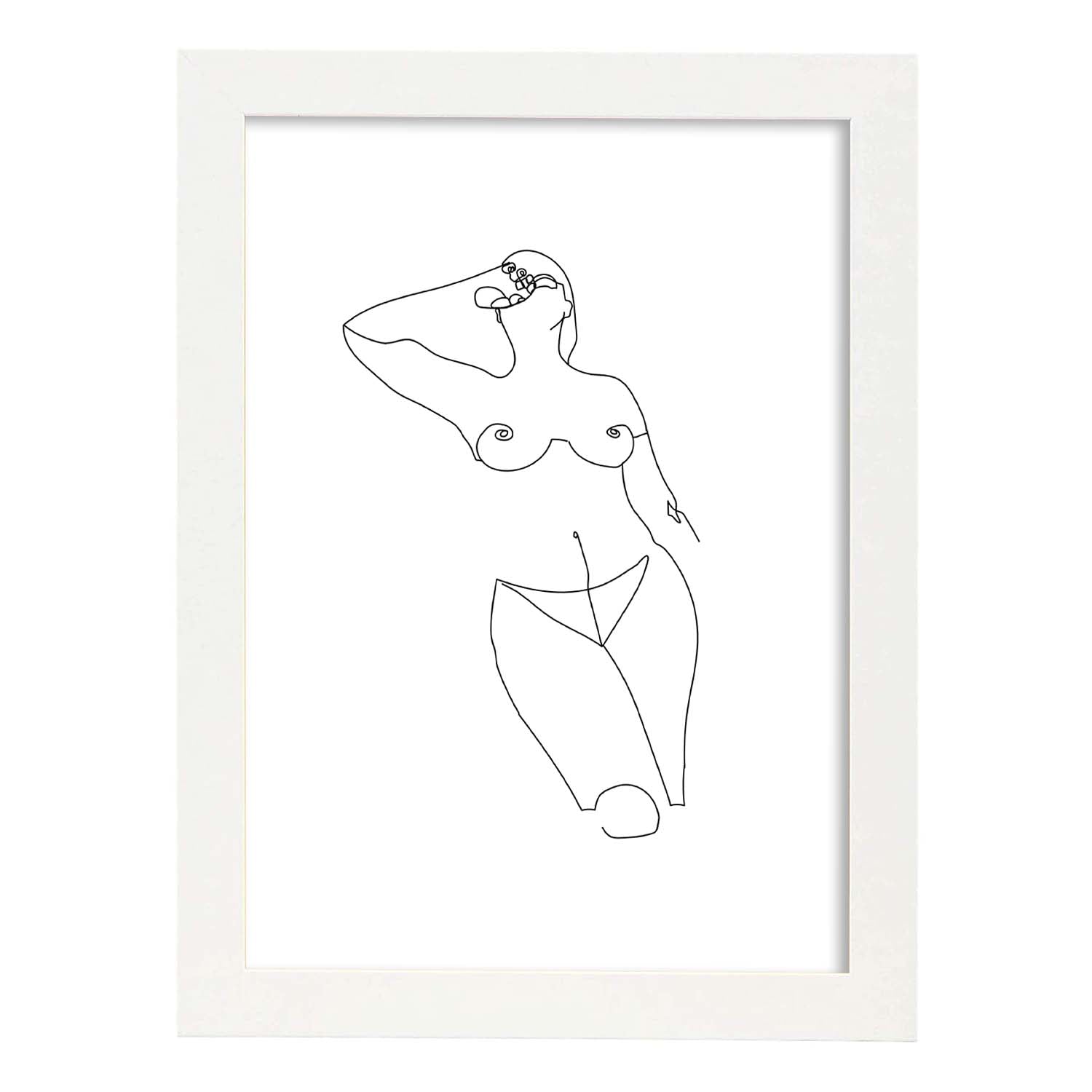 Nacnic Lámina Nórdica De Dibujos Y Bocetos De Cuerpo Mujer