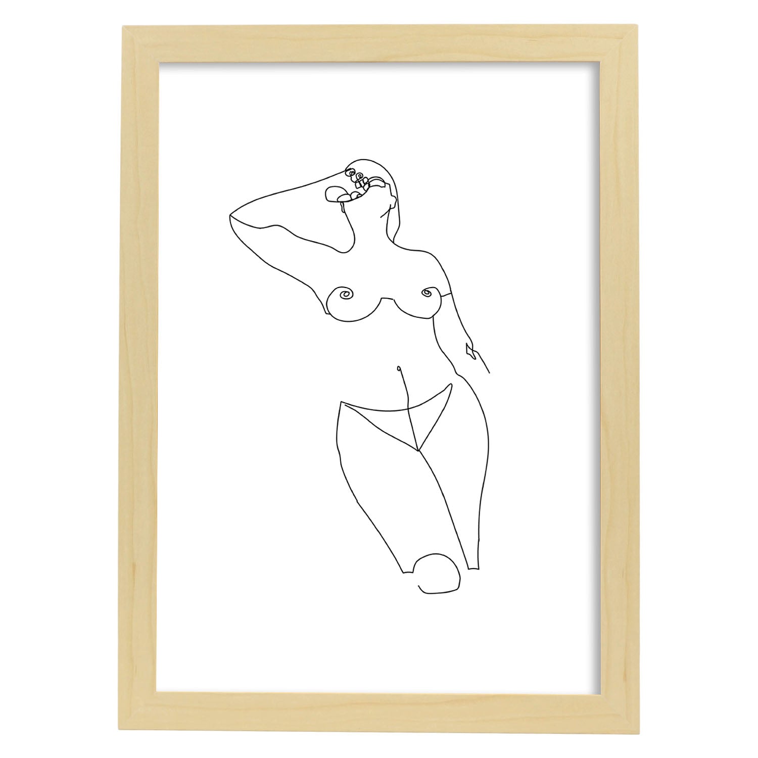 Nacnic Lámina Nórdica De Dibujos Y Bocetos De Cuerpo Mujer