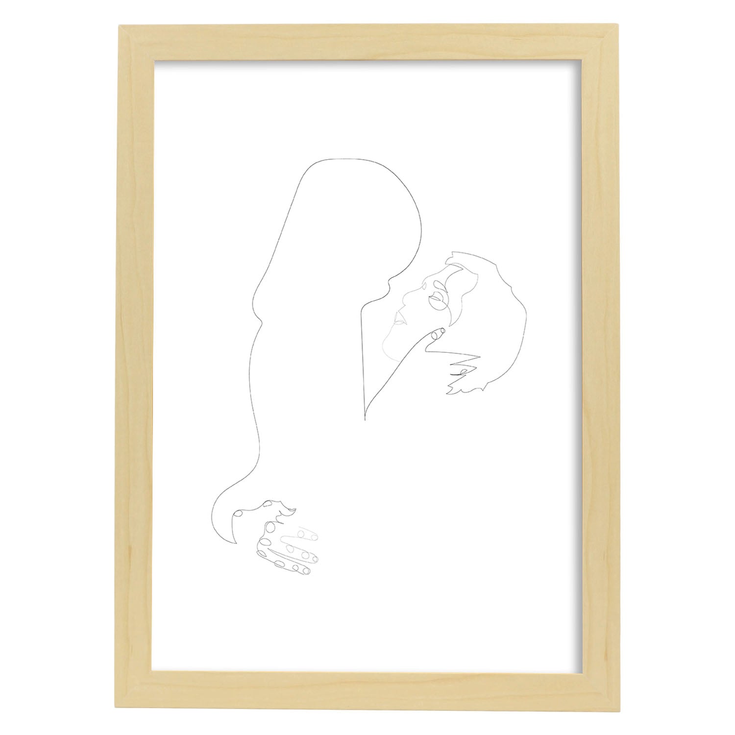 Nacnic Lámina Nórdica De Dibujos Y Bocetos Sensuales De Pareja