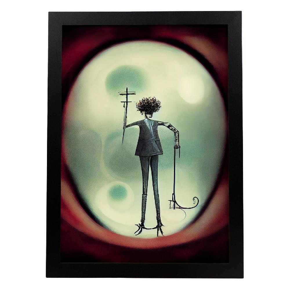 nacnic Lámina Oculista Imaginativo estilo T. Burton de Nacnic