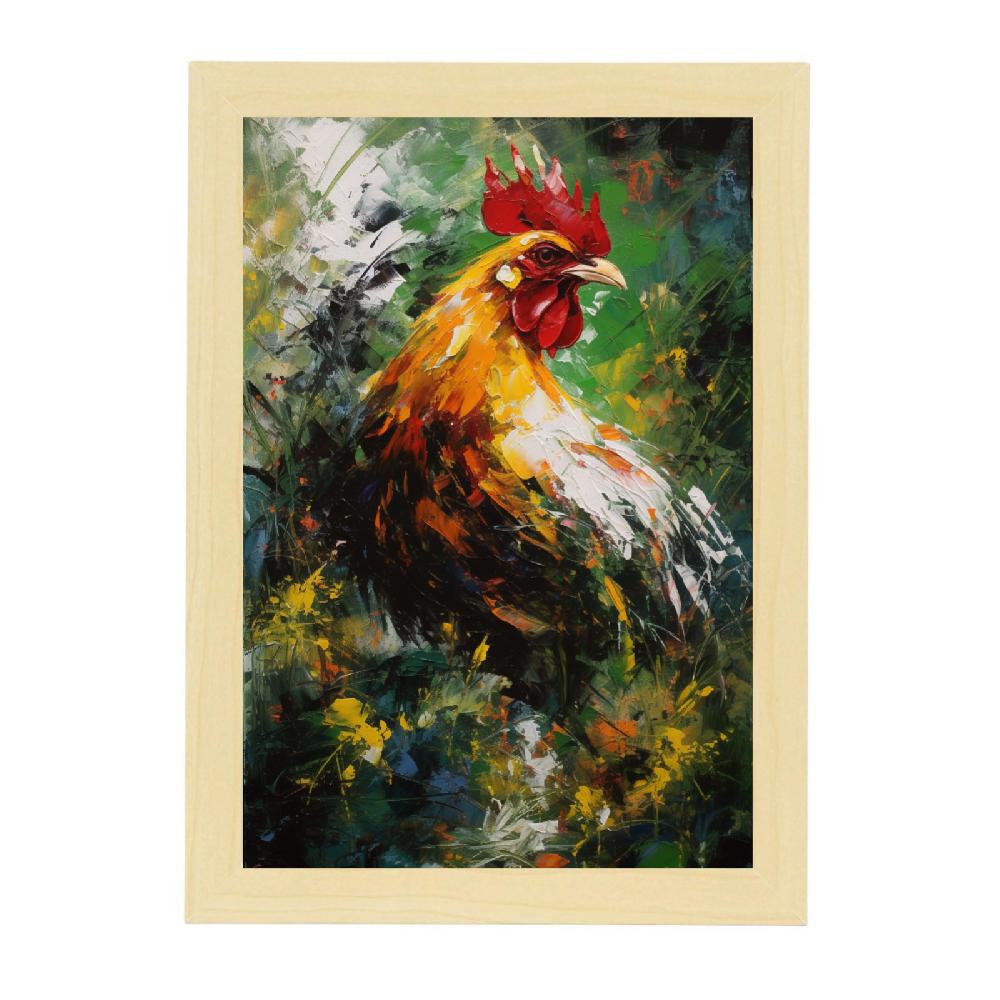 Nacnic Lamina Retrato FogHorn Leghorn Estilo Georg Ba