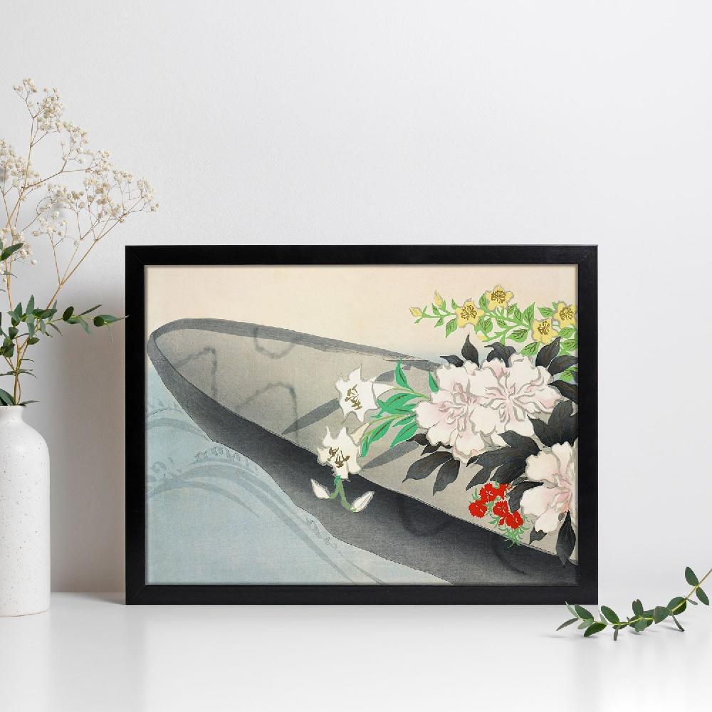 nacnic Lámina Rinpa 22 con Ilustraciones de Kamisaka Sekka