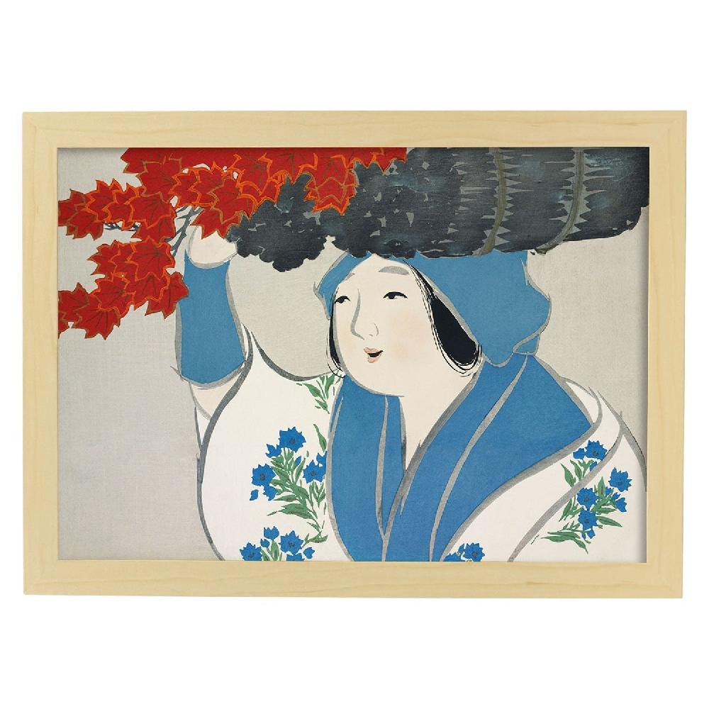 Nacnic Lámina Rinpa 40 Con Ilustraciones De Kamisaka Sekka