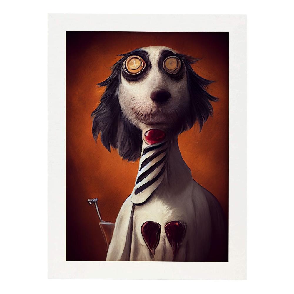 Nacnic Lámina Veterinario Amistoso Estilo T. Burton De Nacnic