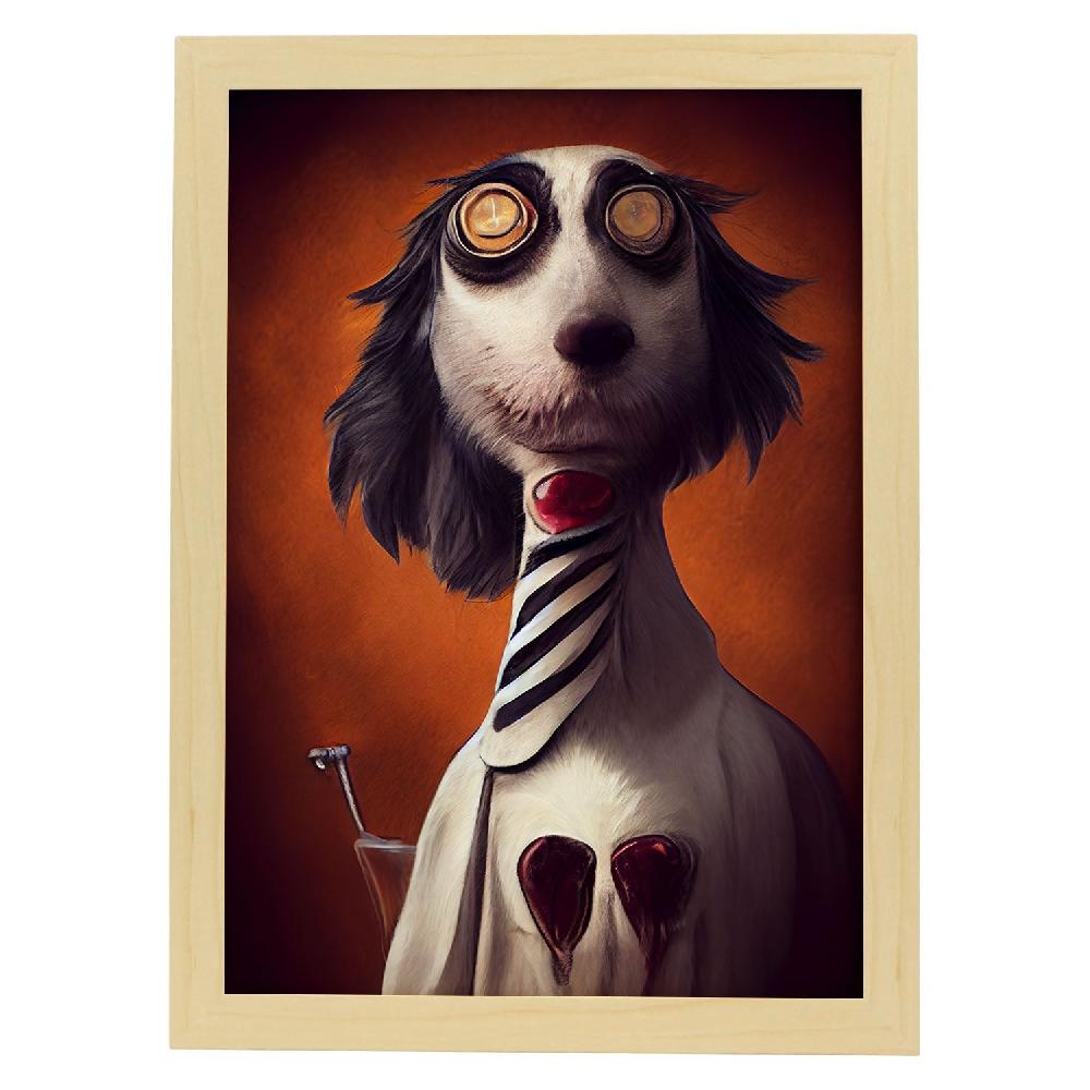 Nacnic Lámina Veterinario Amistoso Estilo T. Burton De Nacnic