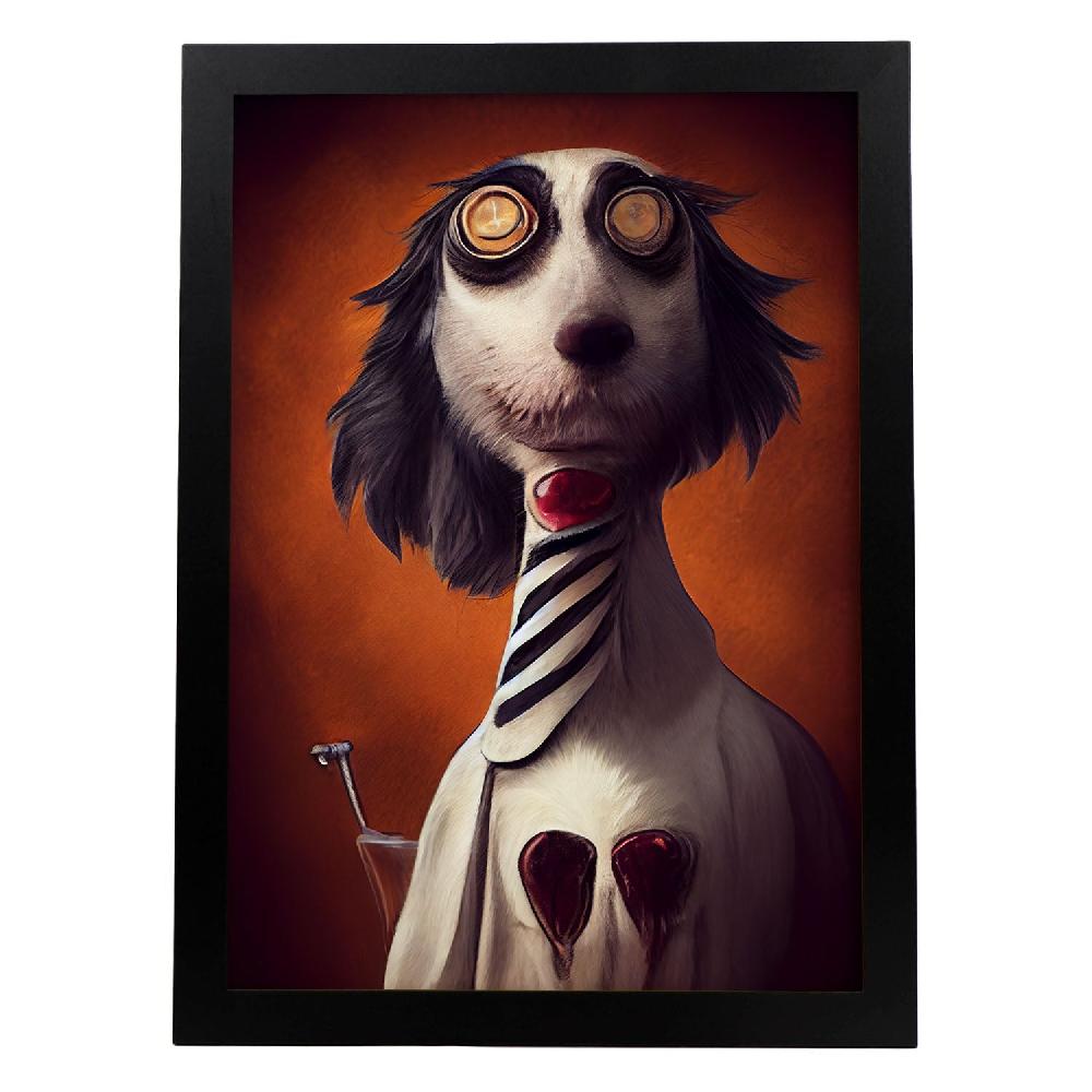 nacnic Lámina Veterinario Amistoso Estilo T. Burton de Nacnic