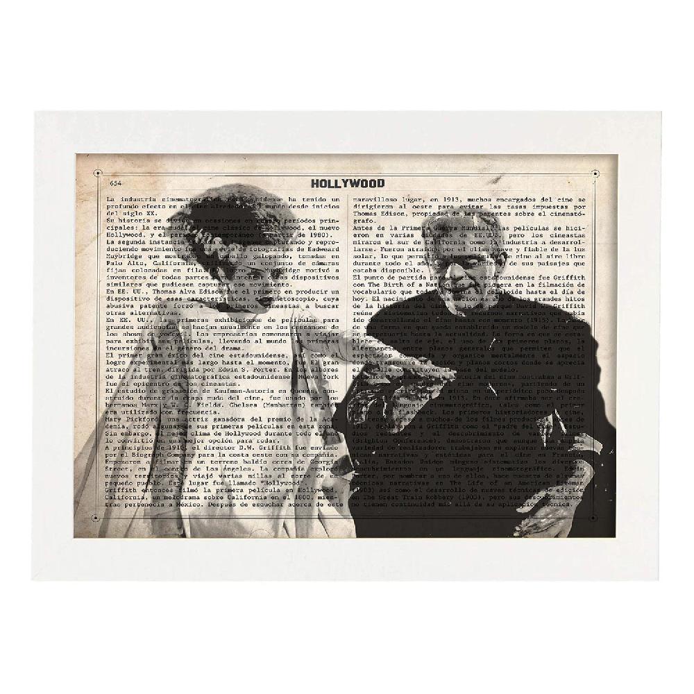 Nacnic Lámina Vintage De La Novia De Frankenstein De Hollywood