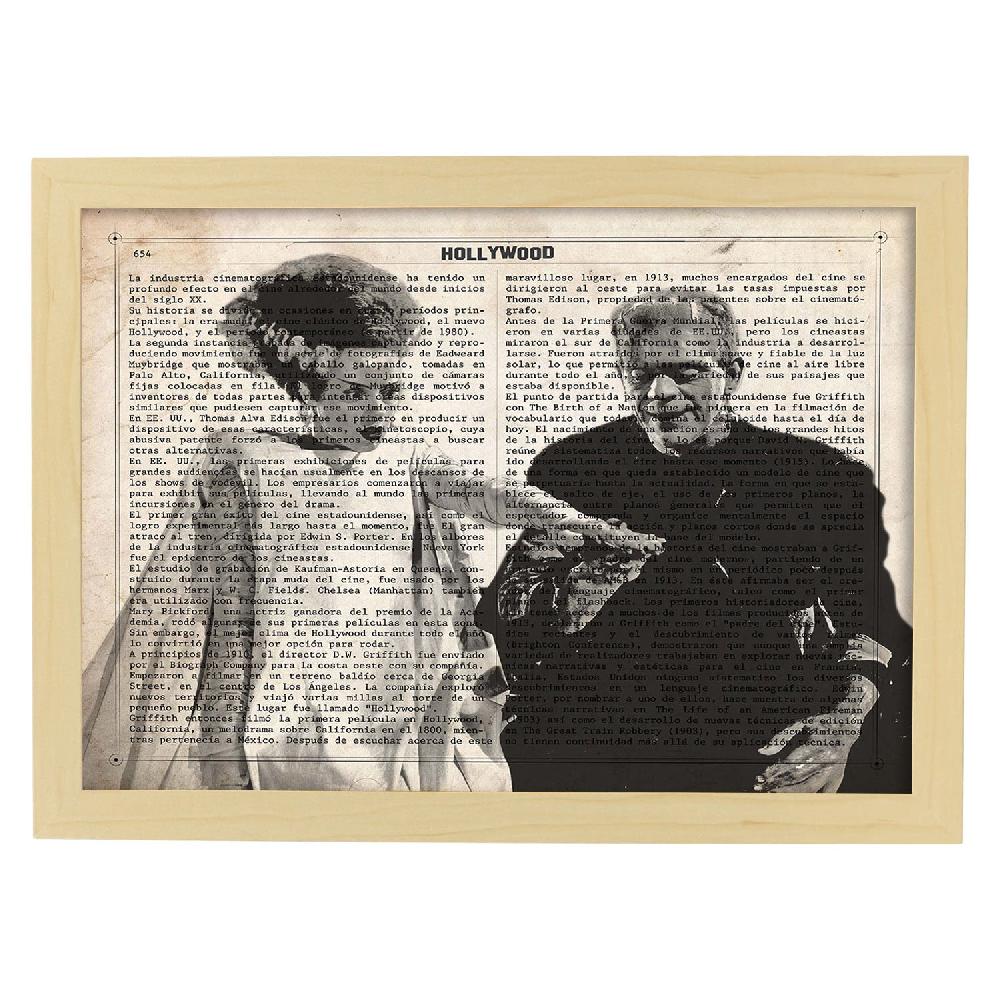 Nacnic Lámina Vintage De La Novia De Frankenstein De Hollywood