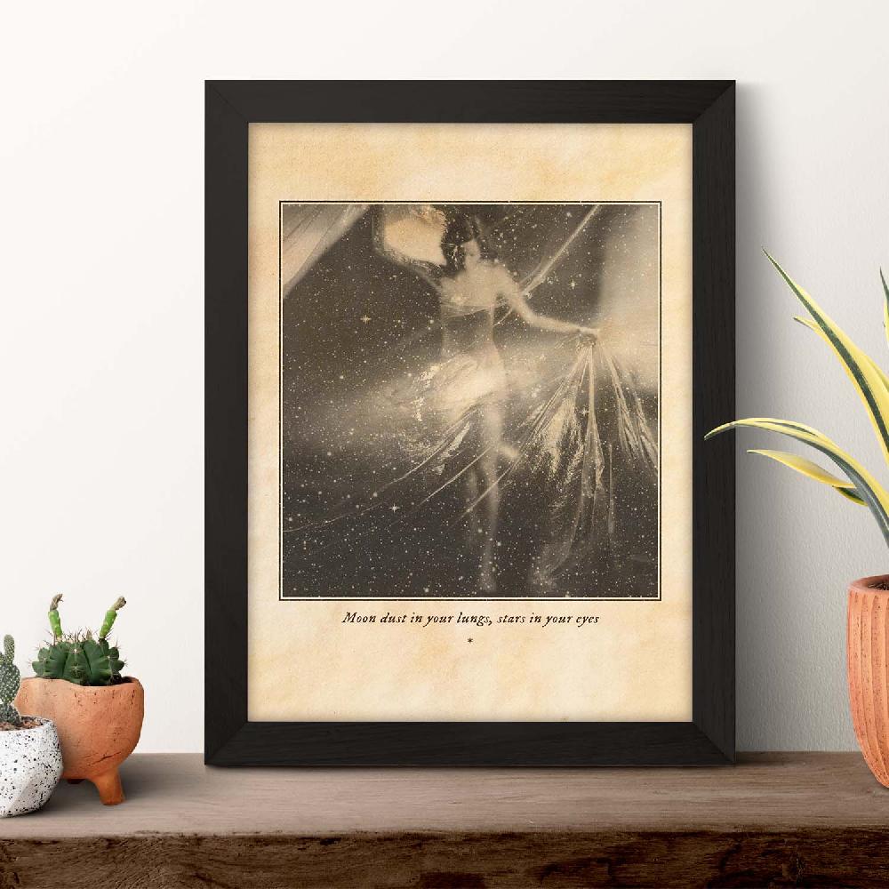 Nacnic Lámina Vintage De Mujer Mística Y Espiritualidad