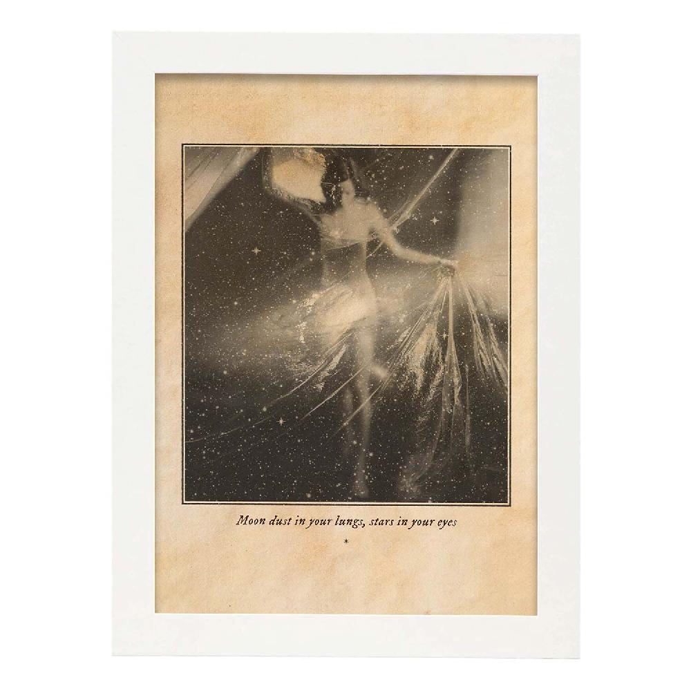 Nacnic Lámina Vintage De Mujer Mística Y Espiritualidad