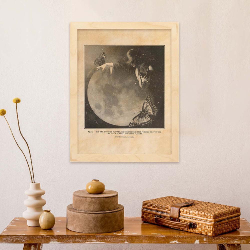 Nacnic Lámina Vintage De Mujer Mística Y Espiritualidad