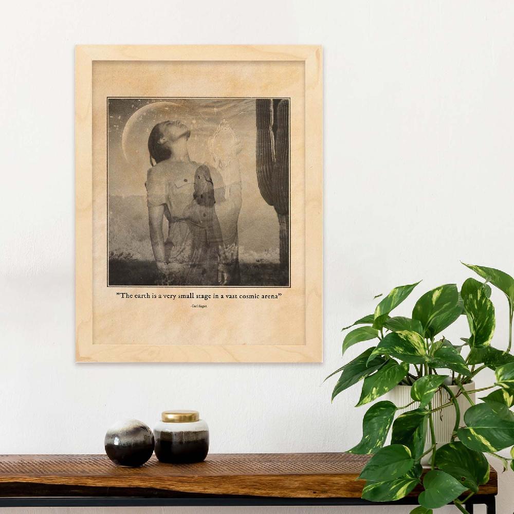 Nacnic Lámina Vintage De Mujer Mística Y Espiritualidad