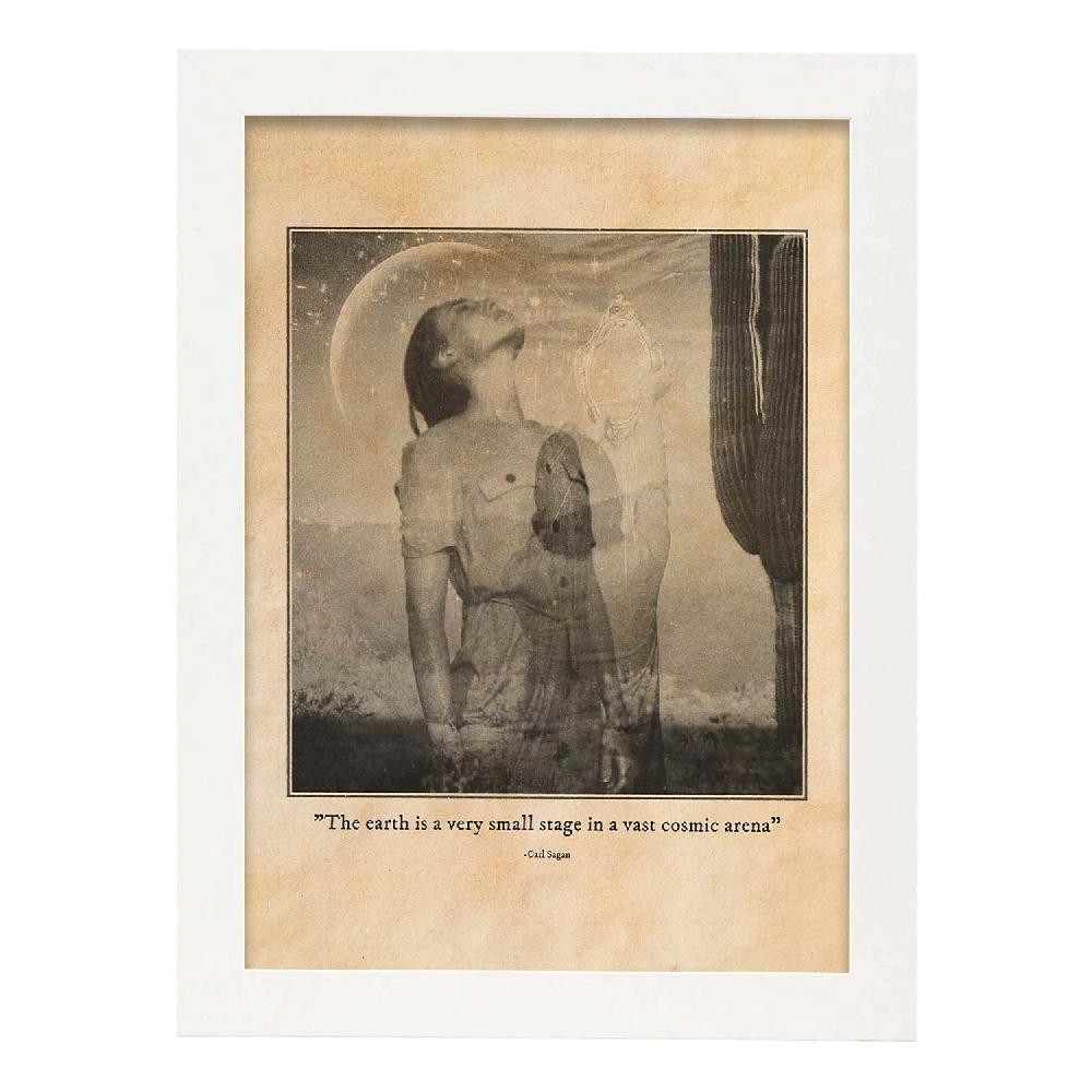 Nacnic Lámina Vintage De Mujer Mística Y Espiritualidad