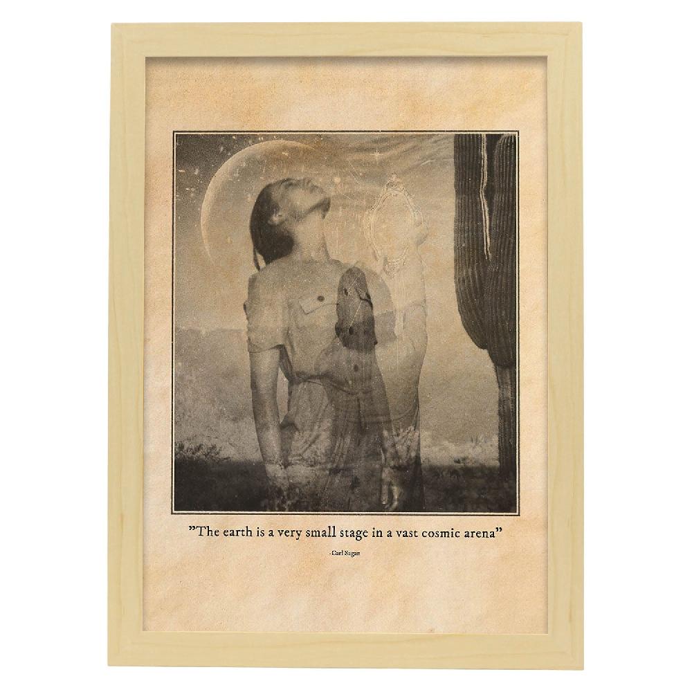 Nacnic Lámina Vintage De Mujer Mística Y Espiritualidad