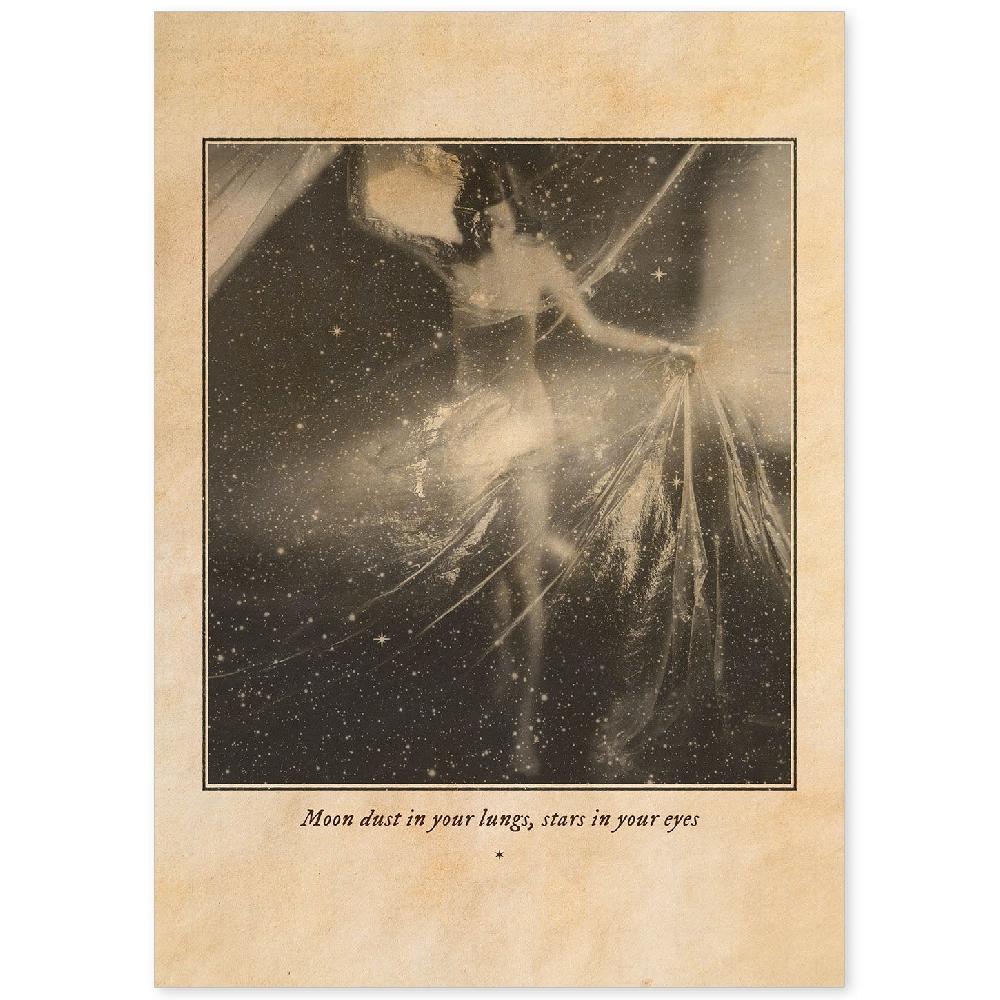 nacnic Lámina Vintage de Mujer Mística y Espiritualidad