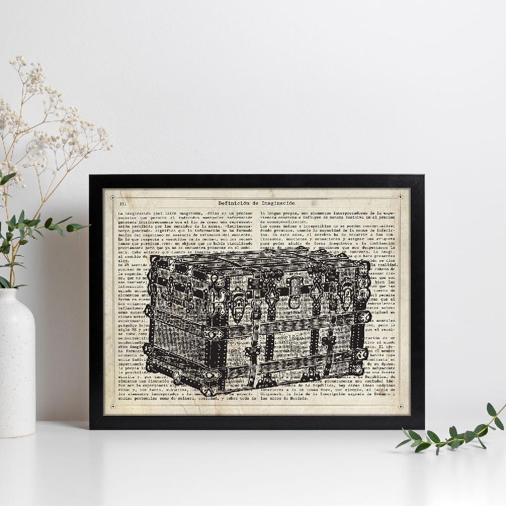 nacnic Lámina Vintage de Objetos e Instrumentos Europa