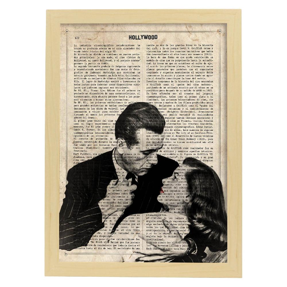 Nacnic Lámina Vintage De Película El Sueño Eterno De Hollywood