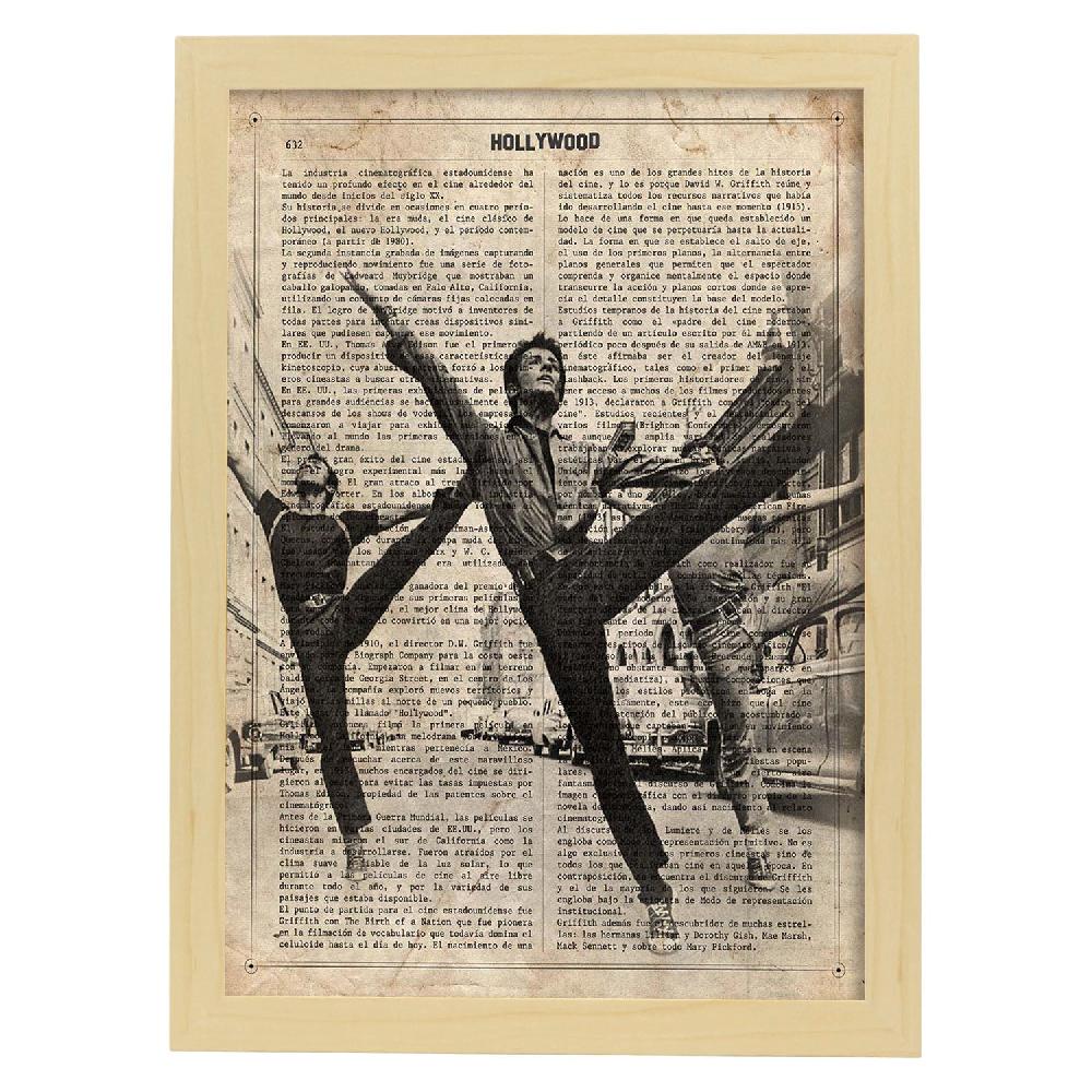 Nacnic Lámina Vintage De Película West Side Story De Hollywood