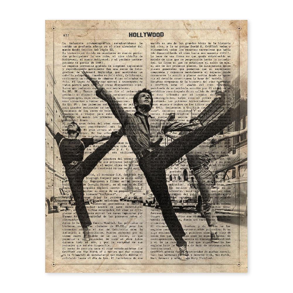 nacnic Lámina Vintage de Película West Side Story de Hollywood