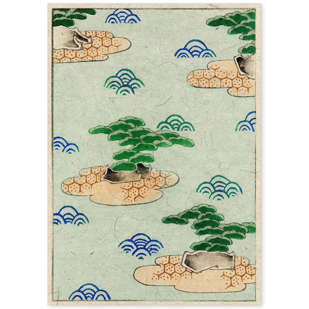 nacnic Lámina Vintage Japonesa Shin 03 de Shin Bijutsukai