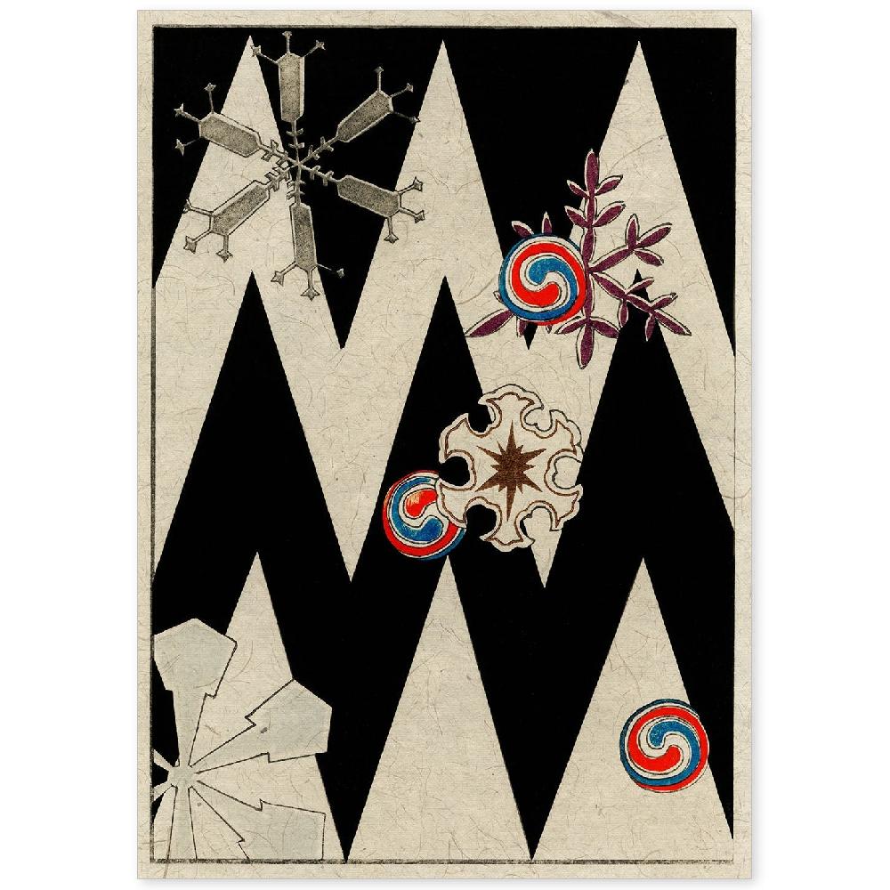 nacnic Lámina Vintage Japonesa Shin 08 de Shin Bijutsukai