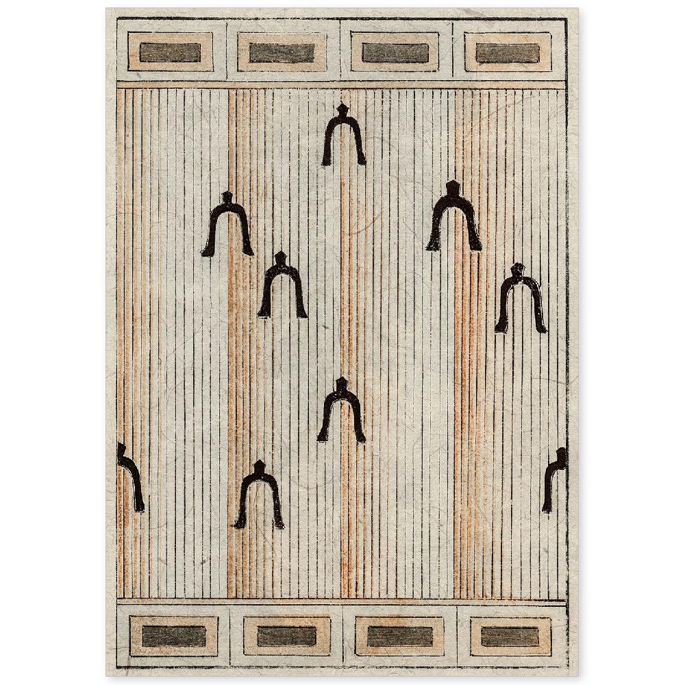 nacnic Lámina Vintage Japonesa Shin 15 de Shin Bijutsukai