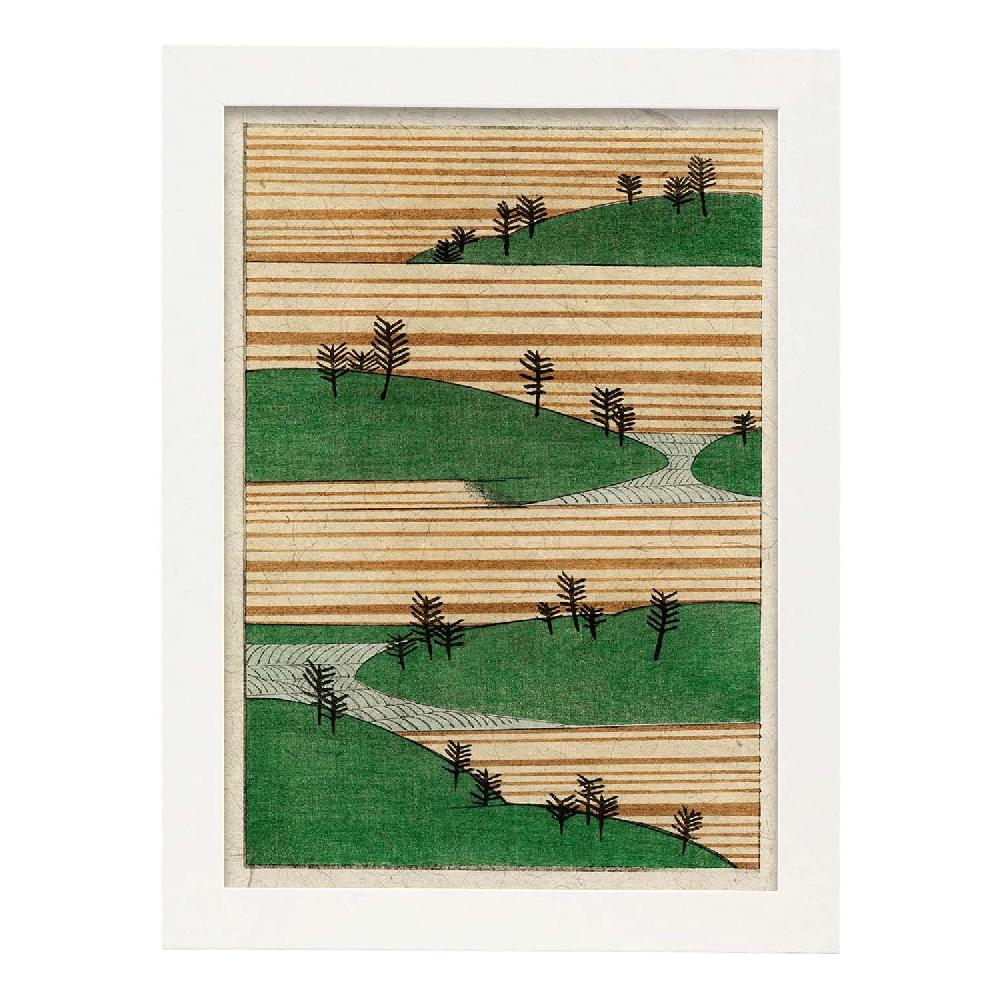 Nacnic Lámina Vintage Japonesa Shin 21 De Revista Bijutsukai