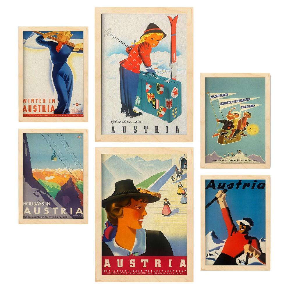 Nacnic Lámina Vintage Nacnic Estados Unidos Aesthetic Para Dormitorio