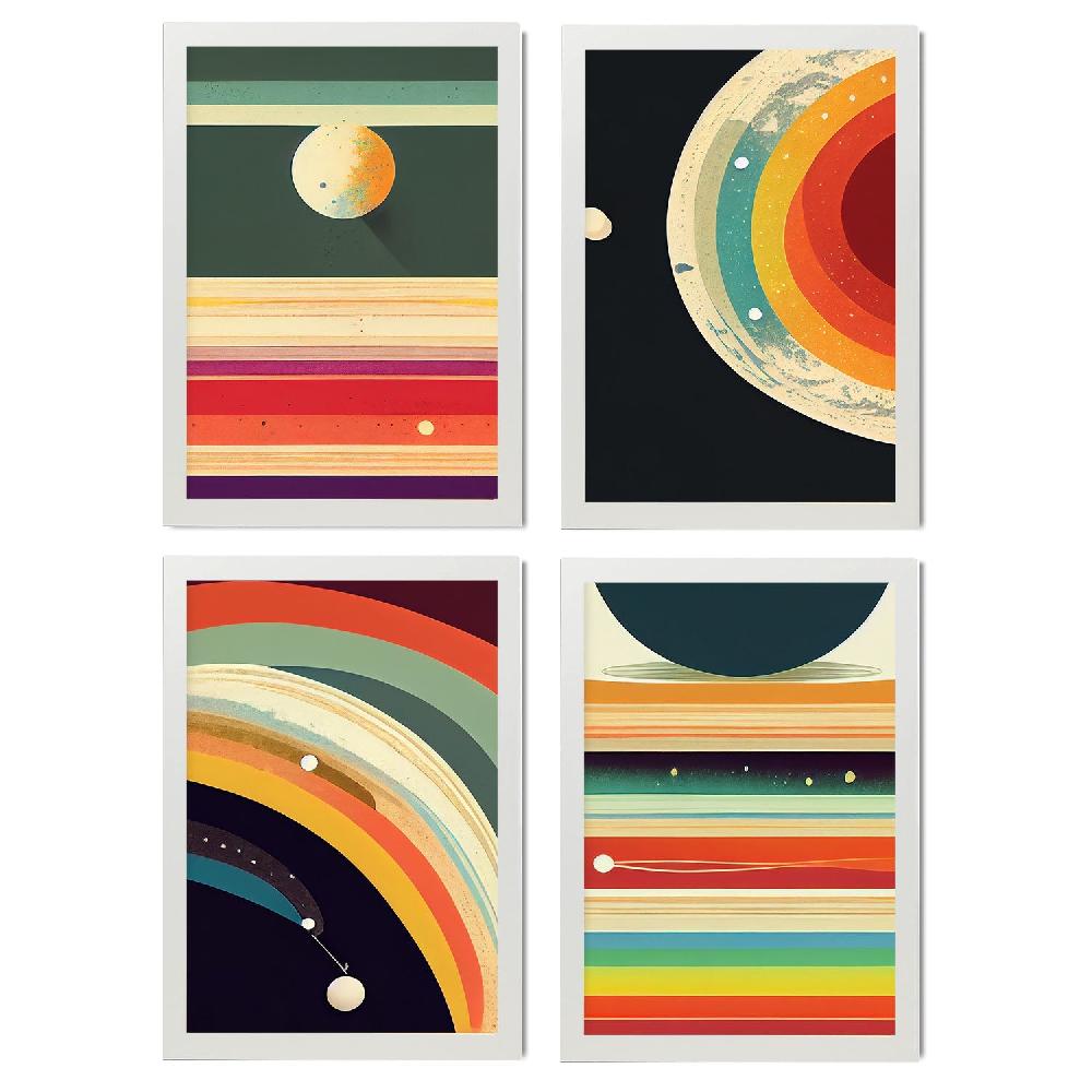 Nacnic Láminas Artísticas Modernas De Galaxia A Todo Color